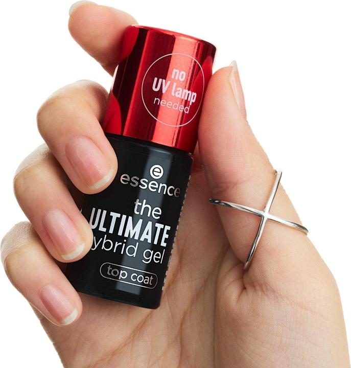 Actual product image essence the ULTIMATE hybrid gel top coat (Transparent, Top coat)