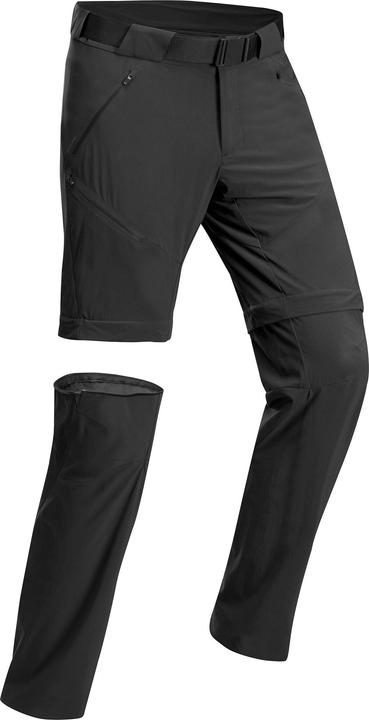 Produktbild Quechua Zip-Off-Hose Herren Wandern - MH500 schwarz (L)