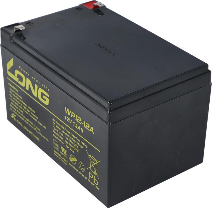 Immagine prodotto Kung Long Akku WP12-12A F1 VdS, mit 4,8mm Faston Anschluss (12 V, 12 Ah)