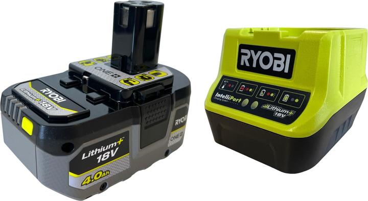 Actual product image Ryobi R18AG-0 Cordless angle grinder 18 V ONE+ 115 mm + 1x battery 4.0 Ah + charger (115 mm)