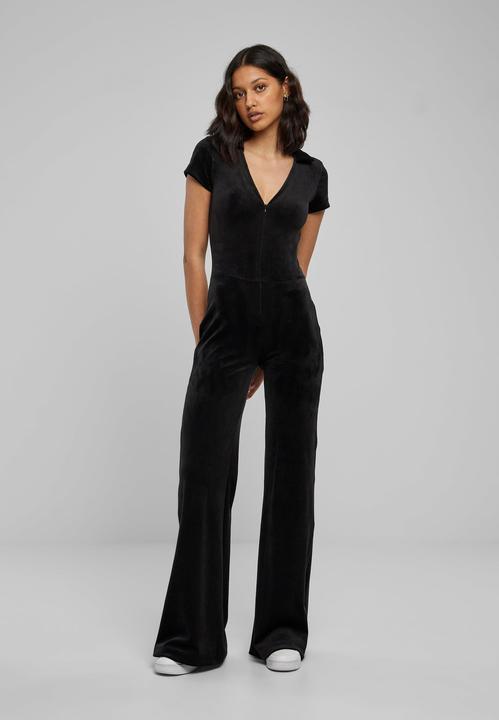 Actual product image Urban Classics Ladies Velvet Jumpsuit (4XL)