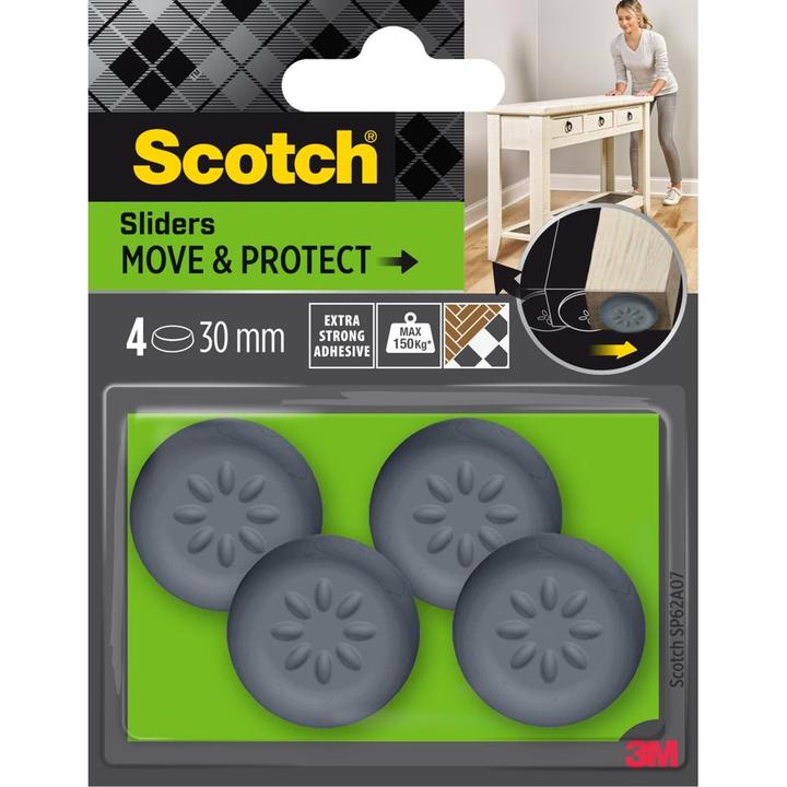 Actual product image Scotch Chair glides (Plug-in gliders, 4 Piece)