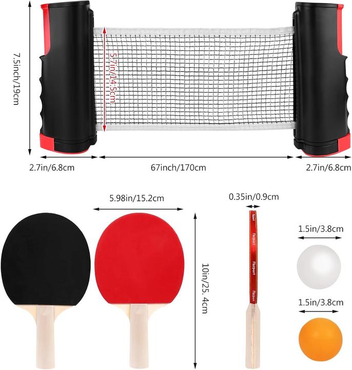 Actual product image Byzesty Tischtennisschläger Set