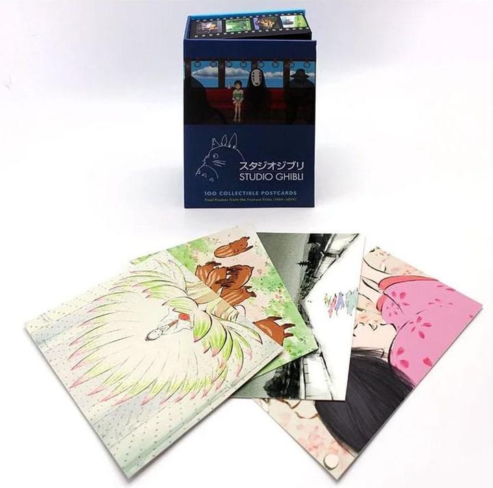 Produktbild Coffret 100 cartes postales de collection (Englisch, Studio Ghibli, 2019)