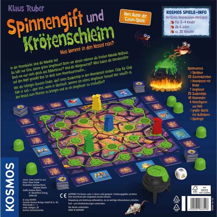 Actual product image Kosmos Spider venom and toad slime (German)