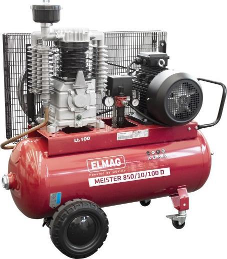 Produktbild Elmag - Kompressor, 578 l/min, 400 Volt, 10 Bar, MEISTER 850/10/200 D (10 Bar, 200 l)
