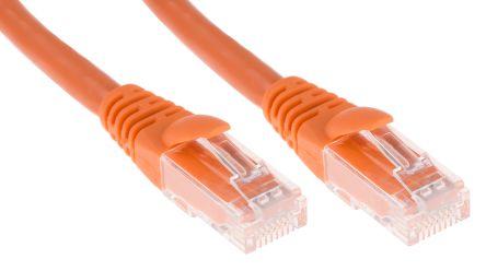 Image du produit Rs Pro Câble patch Kat6 UTP KM8 LSZH orange 1m (UTP, CAT6, 1 m)