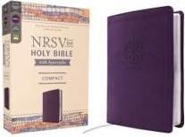 Image du produit NRSVue, Holy Bible with Apocrypha, Compact, Leathersoft, Purple, Comfort Print (Couverture rigide)
