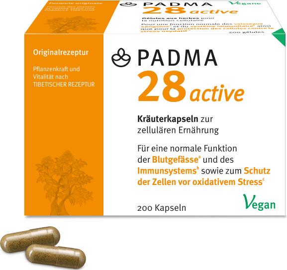 Produktbild Padma 28 Active (200 Stück, Kapseln, 162 g)