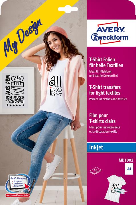 Produktbild Avery Transferfolien (10 x)
