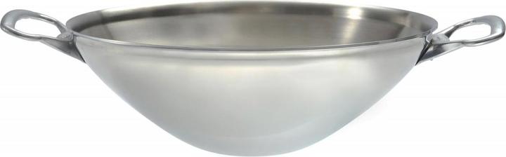 de Buyer Affinity wok met 2 handgrepen, inductie (32 cm, Wokpan, Roestvrij staal)