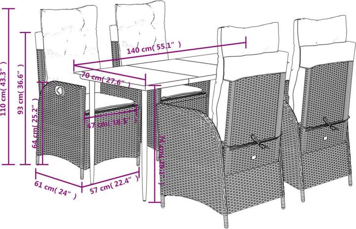 Image du produit VidaXL Launce (140 cm)