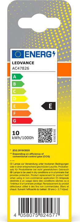 Energie-Label Osram Dulux D (G24d, 9.50 W, 1080 lm, 1 x, E)