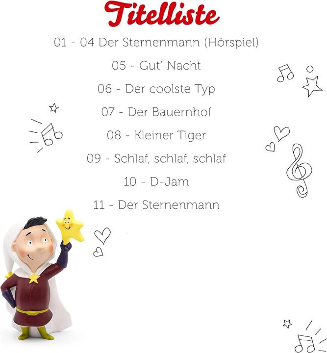 Produktbild Tonies Der Sternenmann- Lieder und Hörspiel zur guten Nacht (Deutsch)