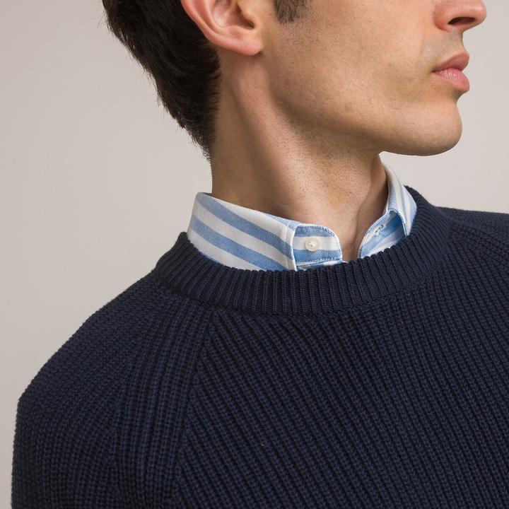 Produktbild La Redoute Collections Rippstrick-Pullover Signature (L)