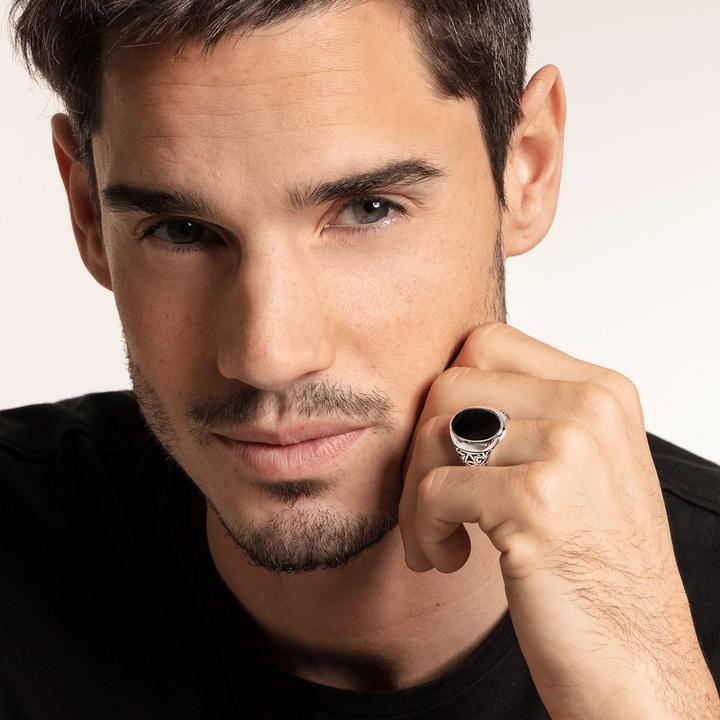 Immagine prodotto Thomas Sabo Anello Nero (52, 925 Argento)