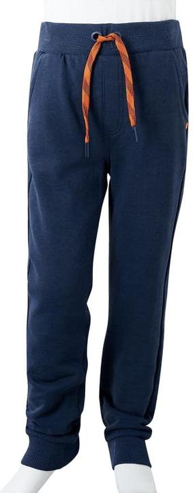 Produktbild VidaXL Kinder-Trainingshose Marineblau Melange 128,Material: 92 (128)