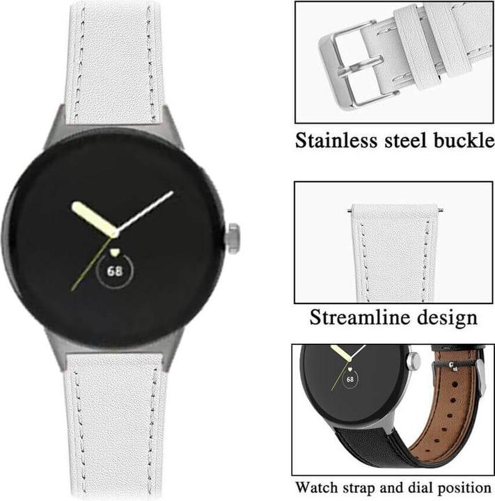 Image du produit Cover-Discount Google Pixel Watch 3 - 45mm - Ersatzband Armband Leder (Cuir)