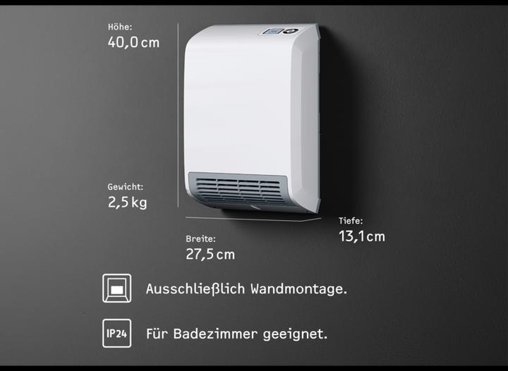 Immagine prodotto Stiebel Eltron Termoventilatore CK 20 trend LCD, 2kW per 25m², testato TÜV, display LC (2000 W)