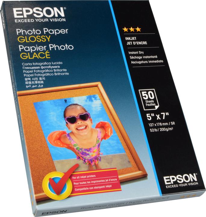 Actual product image Epson Glossy (200 g/m², 13 x 18 cm, 50 x)