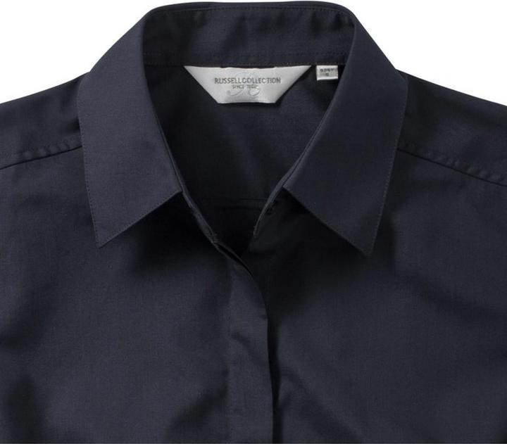 Actual product image Russell Collection poplin blouse easy-care fitted 34 sleeves (XS)