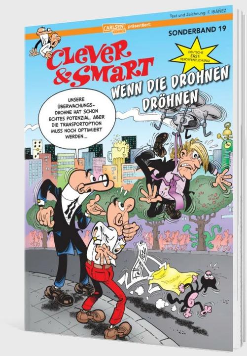 Image du produit Clever und Smart Sonderband 19: Wenn die Drohnen dröhnen (Allemand, Francisco Ibáñez, 2024)