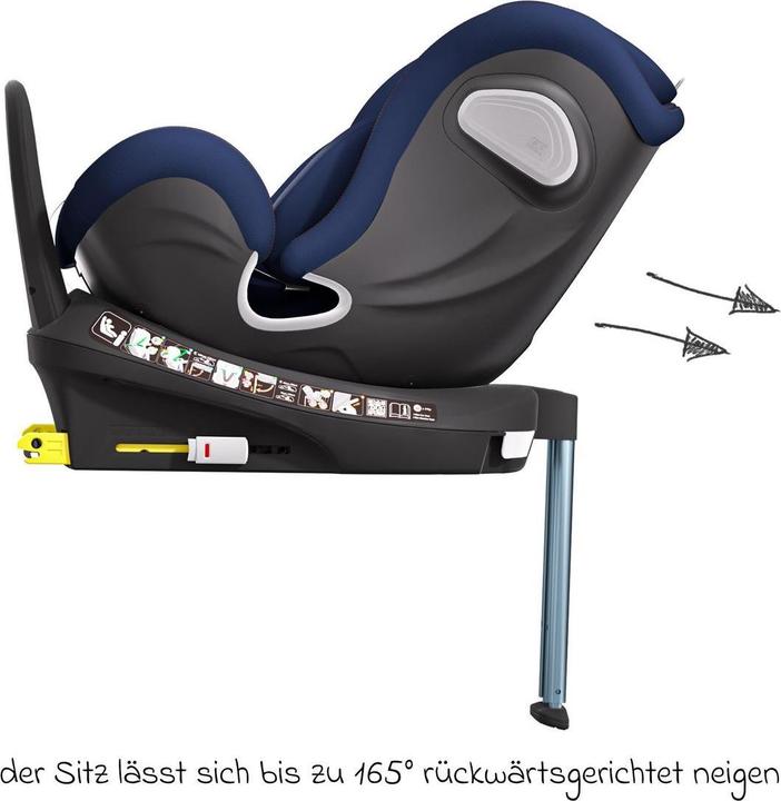 Actual product image Avova Swan-Fix I-Size Reboard child seat (Reboarder, ECE R129/i-Size Standard)