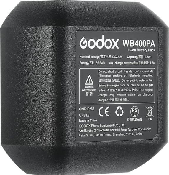 Produktbild Godox WB400P für AD400PRO (Blitzgerät Akku)