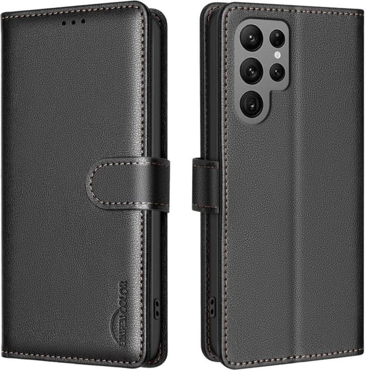 Produktbild Binfen Color Galaxy S25 Ultra - BINFEN Leder Etui Hülle mit RFID Blocker (Samsung Galaxy S25 Ultra)