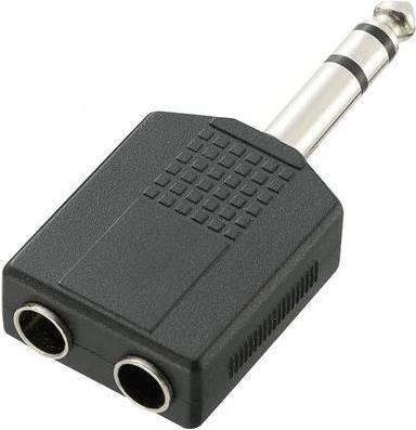 Produktbild SpeaKa Professional SpeaKa 6.3 mm Klinkenstecker an 2x 6.3 mm Klinkenbuchse Adapter stereo