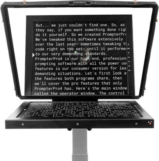 Actual product image Ikan PT4900-SDI-V2 Professional 19 High Bright Teleprompter (Teleprompters)