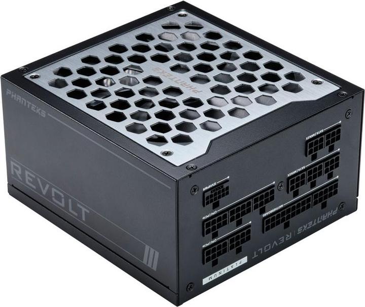 Actual product image Phanteks Revolt 1000W Platinum, ATX 3.0, PCIe 5.0, fully modular - 1000 Watt, black (1000 W)