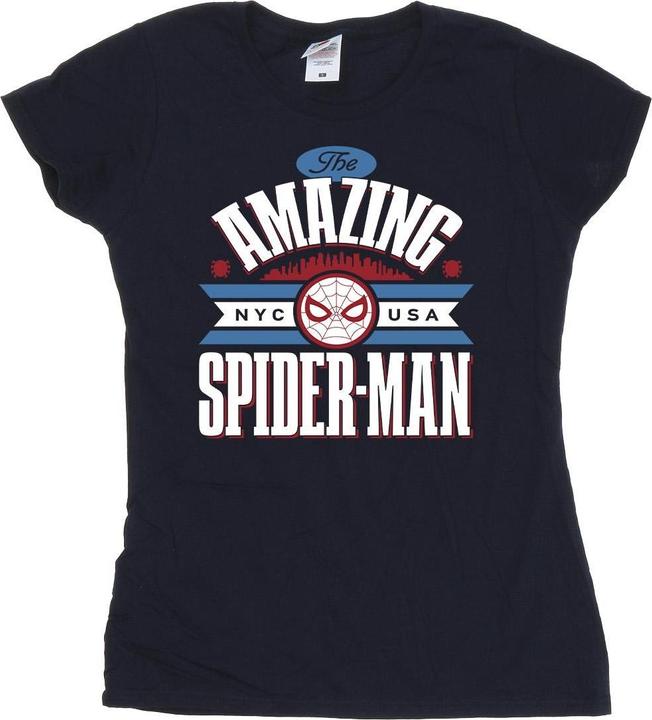 Image du produit - T-shirt SPIDER-MAN NYC AMAZING - Femme (M)