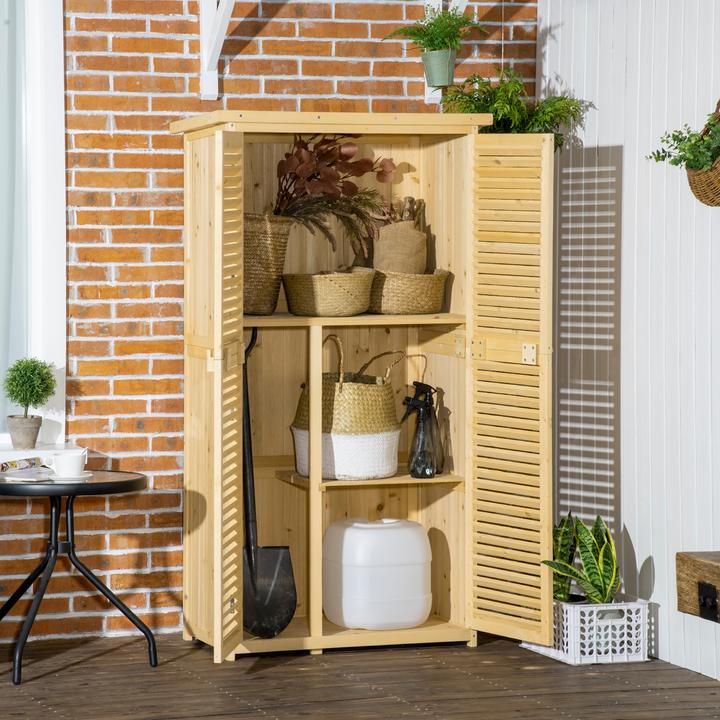 Actual product image Outsunny Tool shed