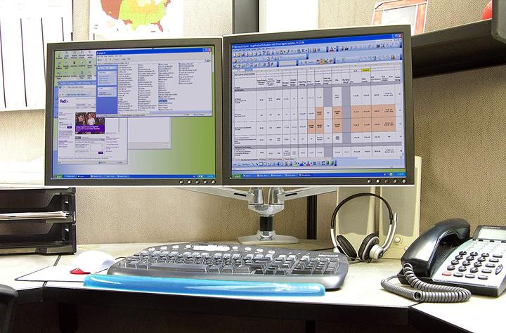 Produktbild Ergotron LX Monitor Arm mit patentierter CF-Technologie (Tisch, 27")