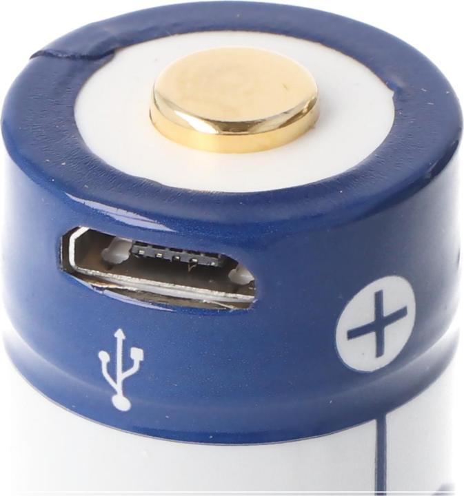 Actual product image Keeppower Battery 16650 PCB protected with USB charging P1621U (2100 mAh)