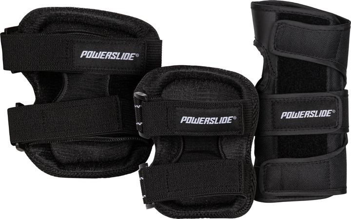 Image du produit Powerslide Schutzset Basic Kinder Tri-Pack XXS (XXS, Genouillère, Protège-poignets, Coudes)