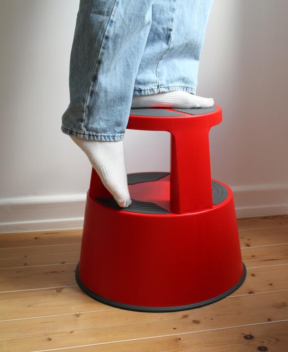 Productafbeelding Wedo Rollhocker SuperStep rot Kunststoff