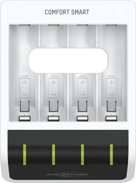 Immagine prodotto Ansmann Caricabatterie Comfort Smart (1 pz., AAA, AA, 800 mAh, Batteria + Caricabatterie)