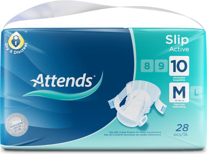 Image du produit Attends Slip 10 active medium (28 x, M)