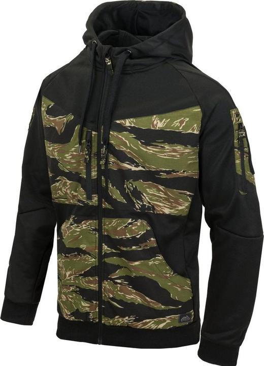 Immagine prodotto Helikon Felpa con cappuccio Rogue (FullZip)® nera a righe tigrate - M (M)