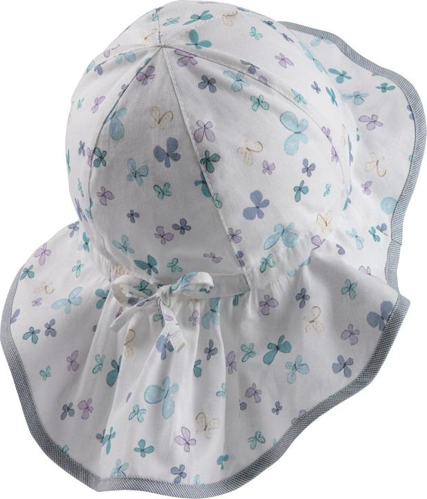 Image du produit Sterntaler Chapeau de soleil avec protection de cou Papillons Blanc Gr. 49 (49)