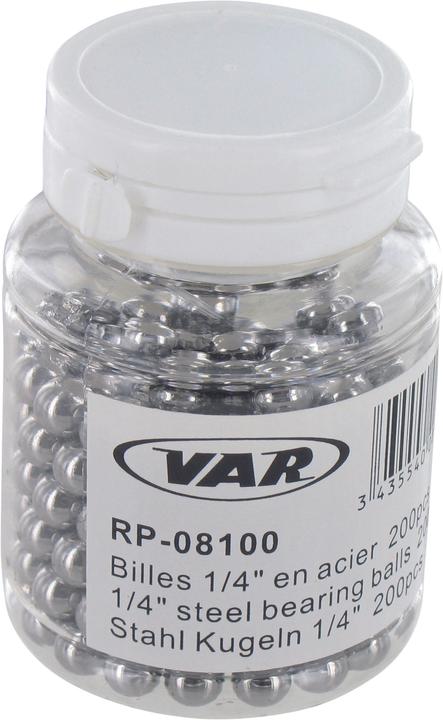 Image du produit VAR Billes en acier 6.50mm Flacon de 200 pcs.