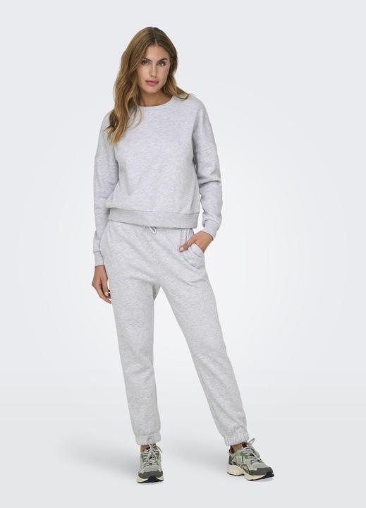 Actual product image Only Regular fit Round neck Low shoulder Sweatshirt Sweatshirt (XL)