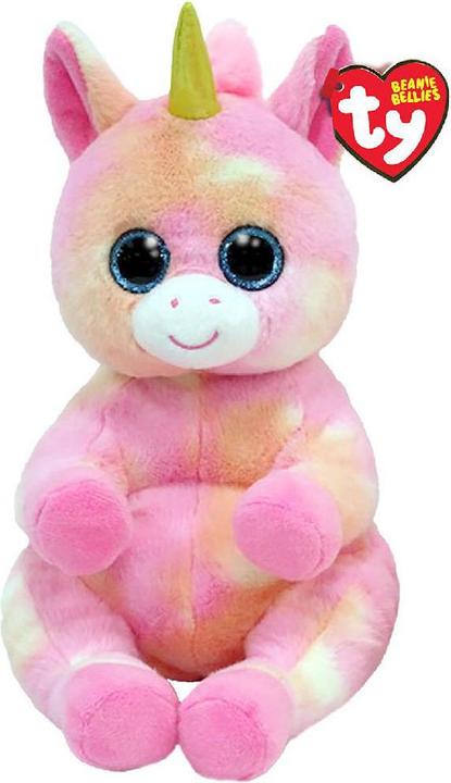 Actual product image Ty Beanie Babies Bellies Skylar Unicorn Medium (24 cm)