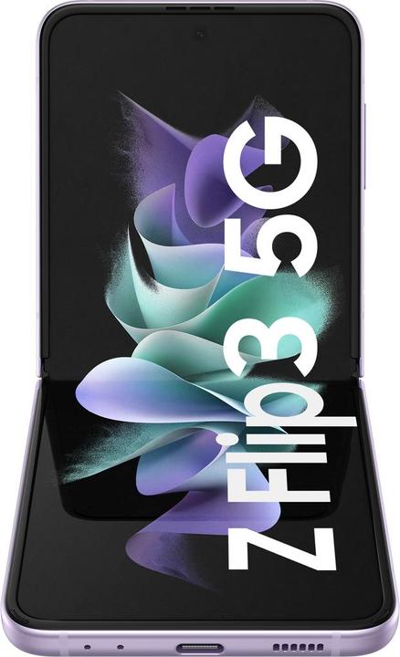 Produktbild Samsung Galaxy Z Flip3 5G EU (128 GB, Lavender, 6.70", SIM + eSIM, 12 Mpx, 5G)
