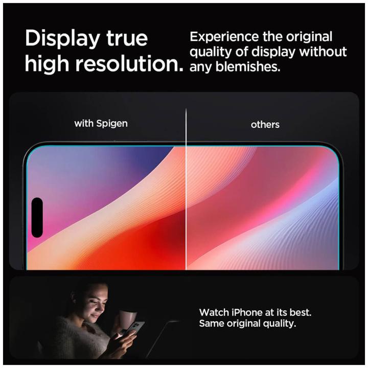 Image du produit Spigen Glas.TR (1 pièce(s), Apple iPhone 16 Pro)