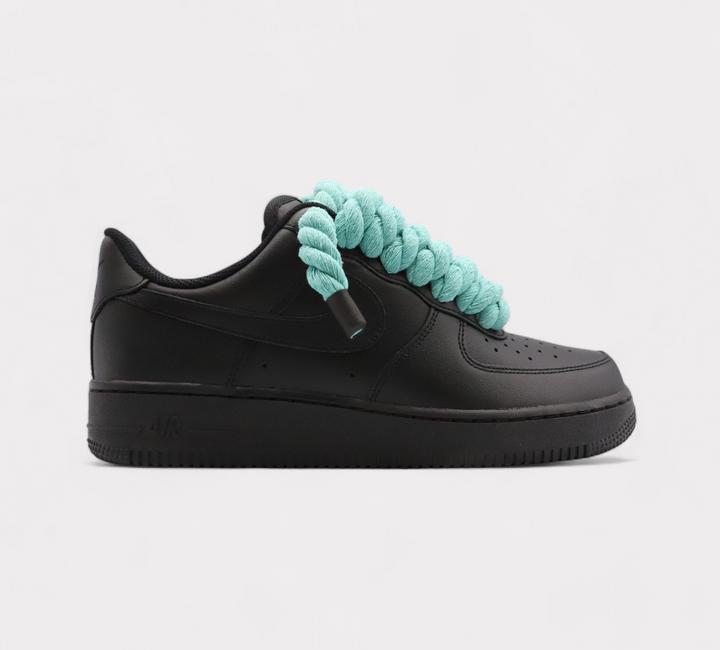 Vert menthe, Noir