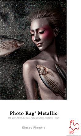 Actual product image Hahnemühle Photo Rag Metallic 340g A2 25 sheets (340 g/m², A2, 25 x)