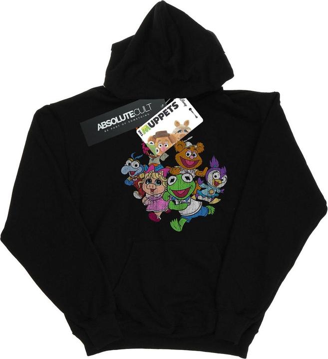 Actual product image Disney Mens The Muppets Muppet Babies Colour Group Hoodie (M)